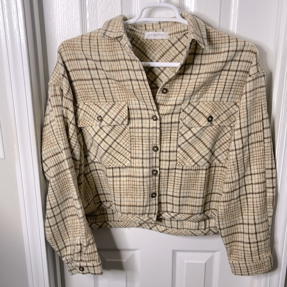 CJLA Griffith Flannel Cream Worn twice, S
